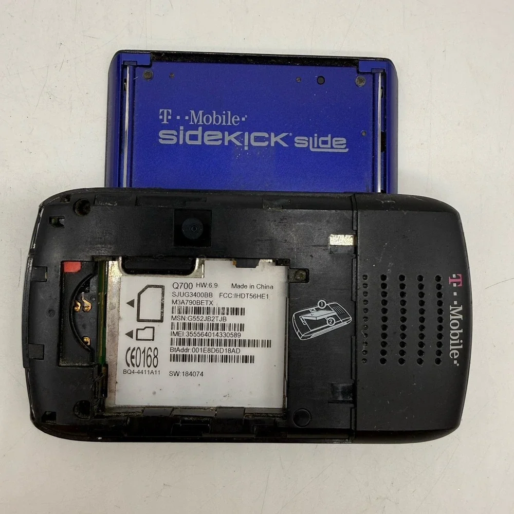 T-Mobile Sidekick Slide Phone Untested No Battery Or Battery Cover Parts Only